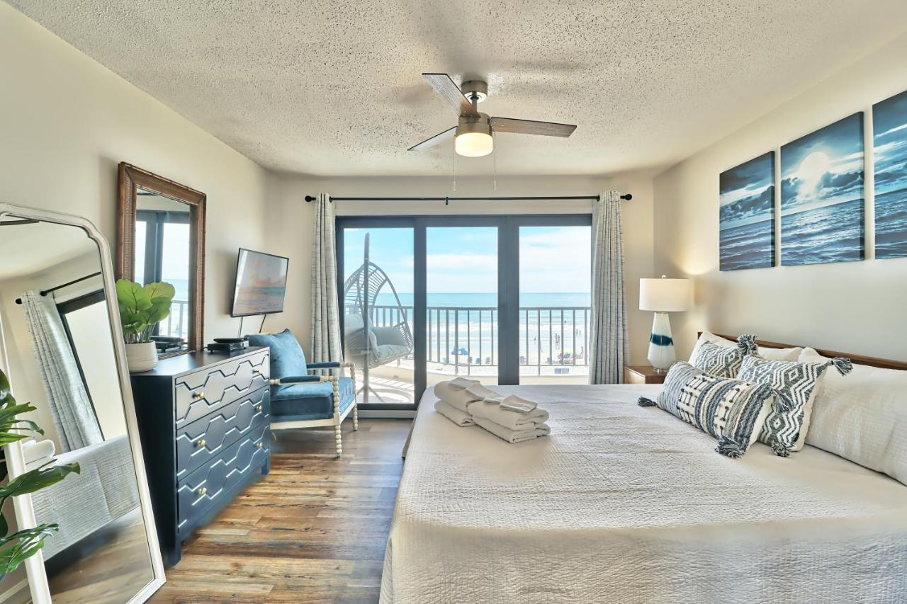 Direct Ocean Front 3Br 3Ba Beach Front شاطئ ميرتل المظهر الخارجي الصورة