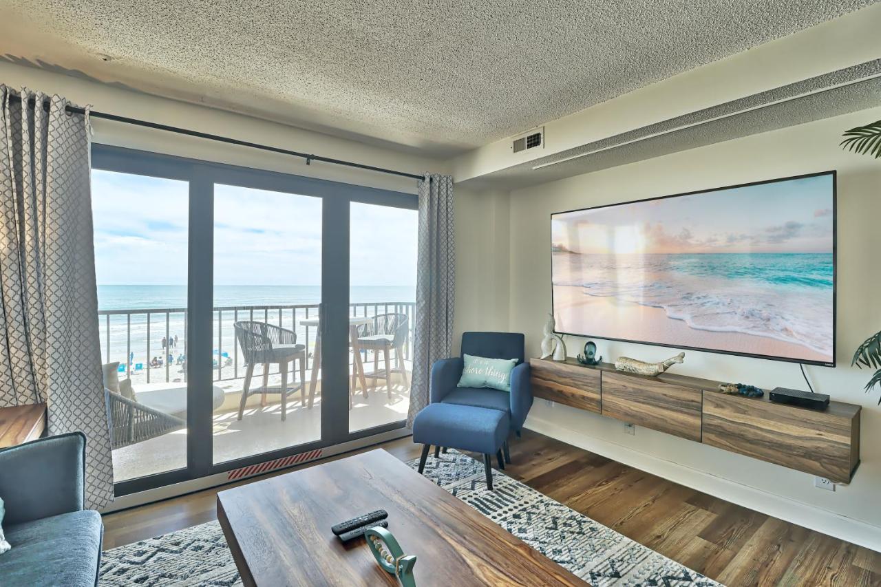 Direct Ocean Front 3Br 3Ba Beach Front شاطئ ميرتل المظهر الخارجي الصورة