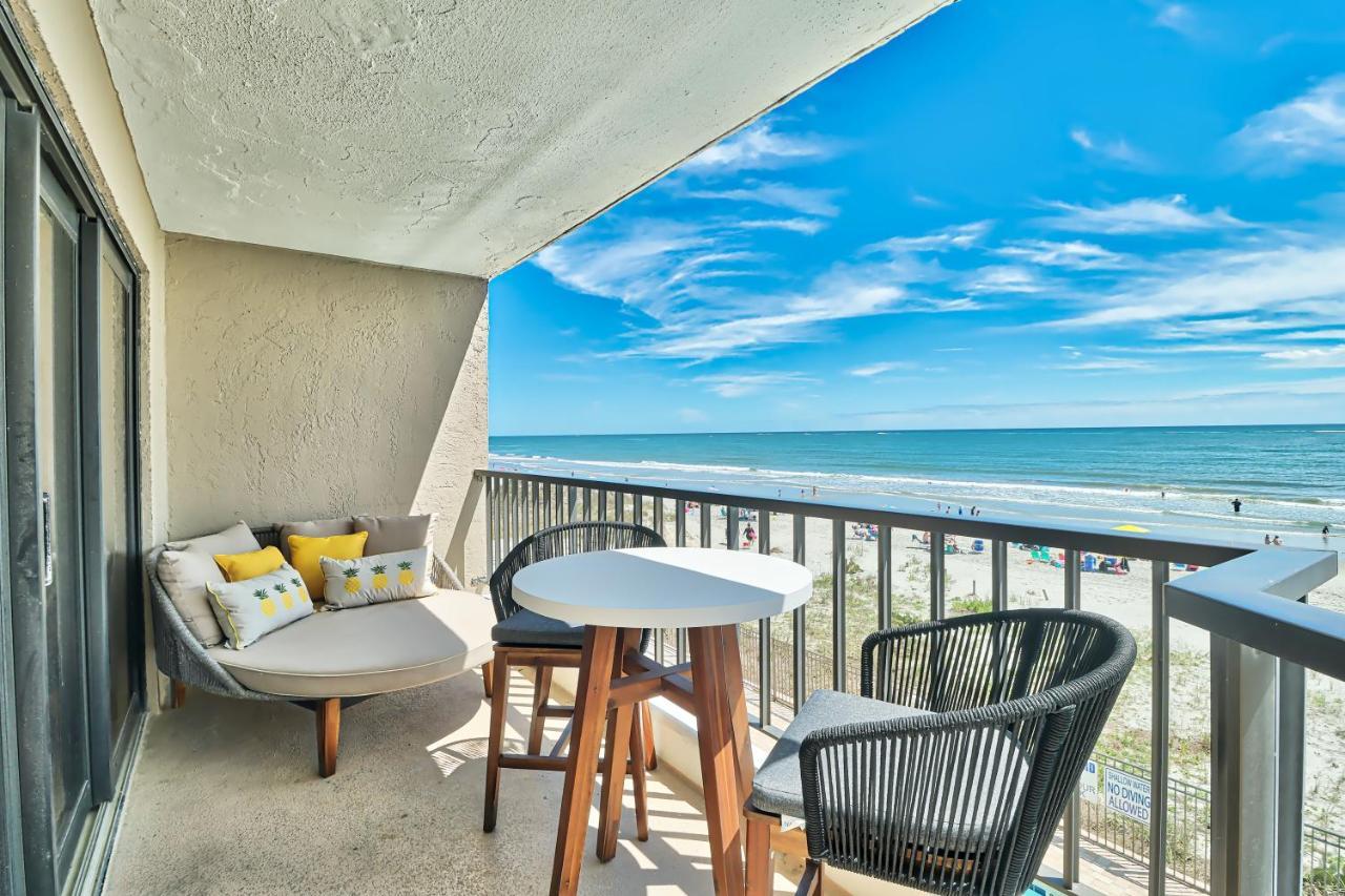 Direct Ocean Front 3Br 3Ba Beach Front شاطئ ميرتل المظهر الخارجي الصورة