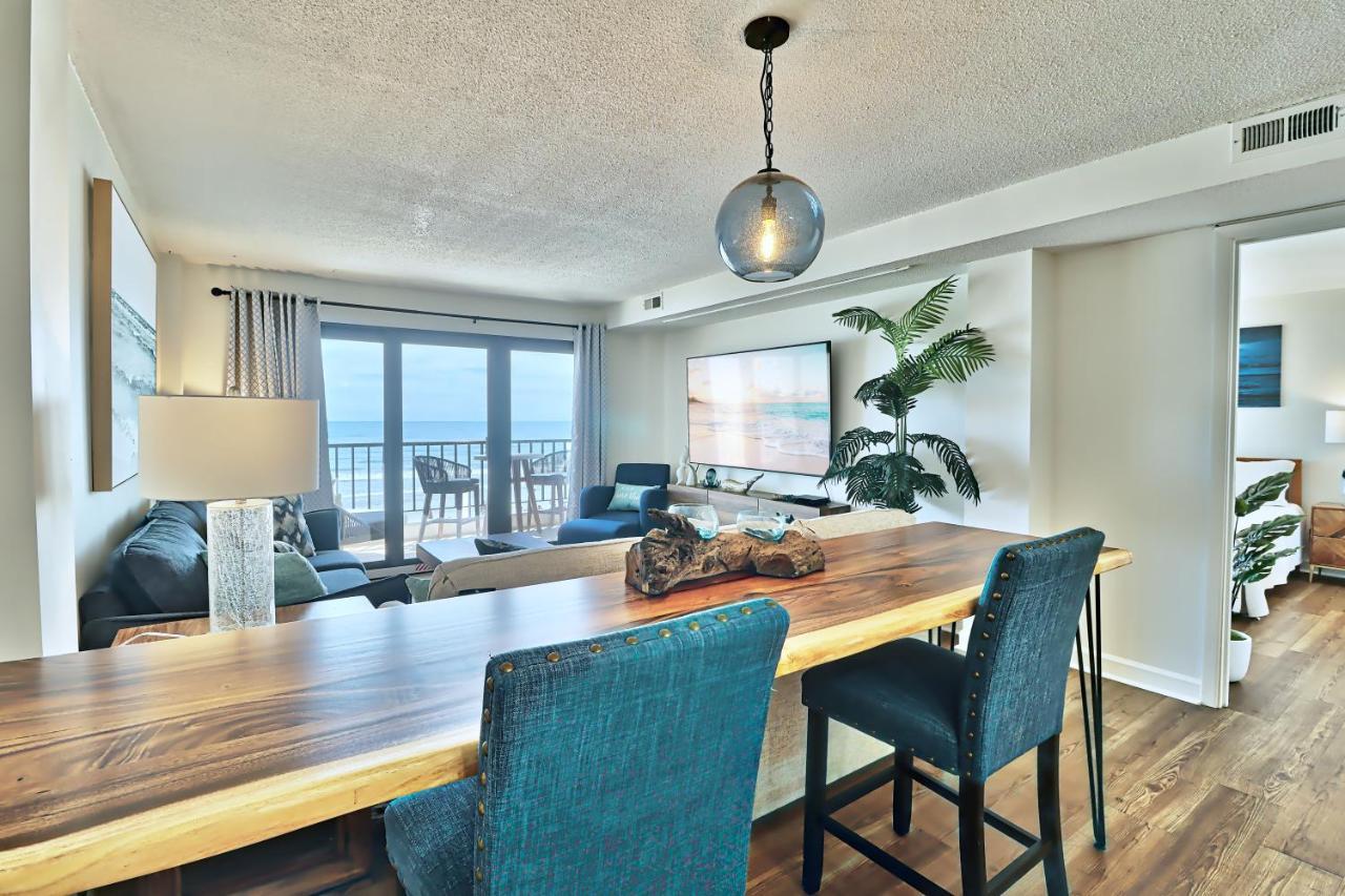 Direct Ocean Front 3Br 3Ba Beach Front شاطئ ميرتل المظهر الخارجي الصورة