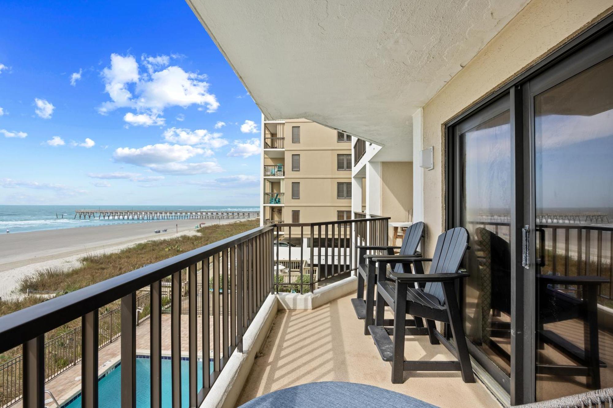 Direct Ocean Front 3Br 3Ba Beach Front شاطئ ميرتل المظهر الخارجي الصورة