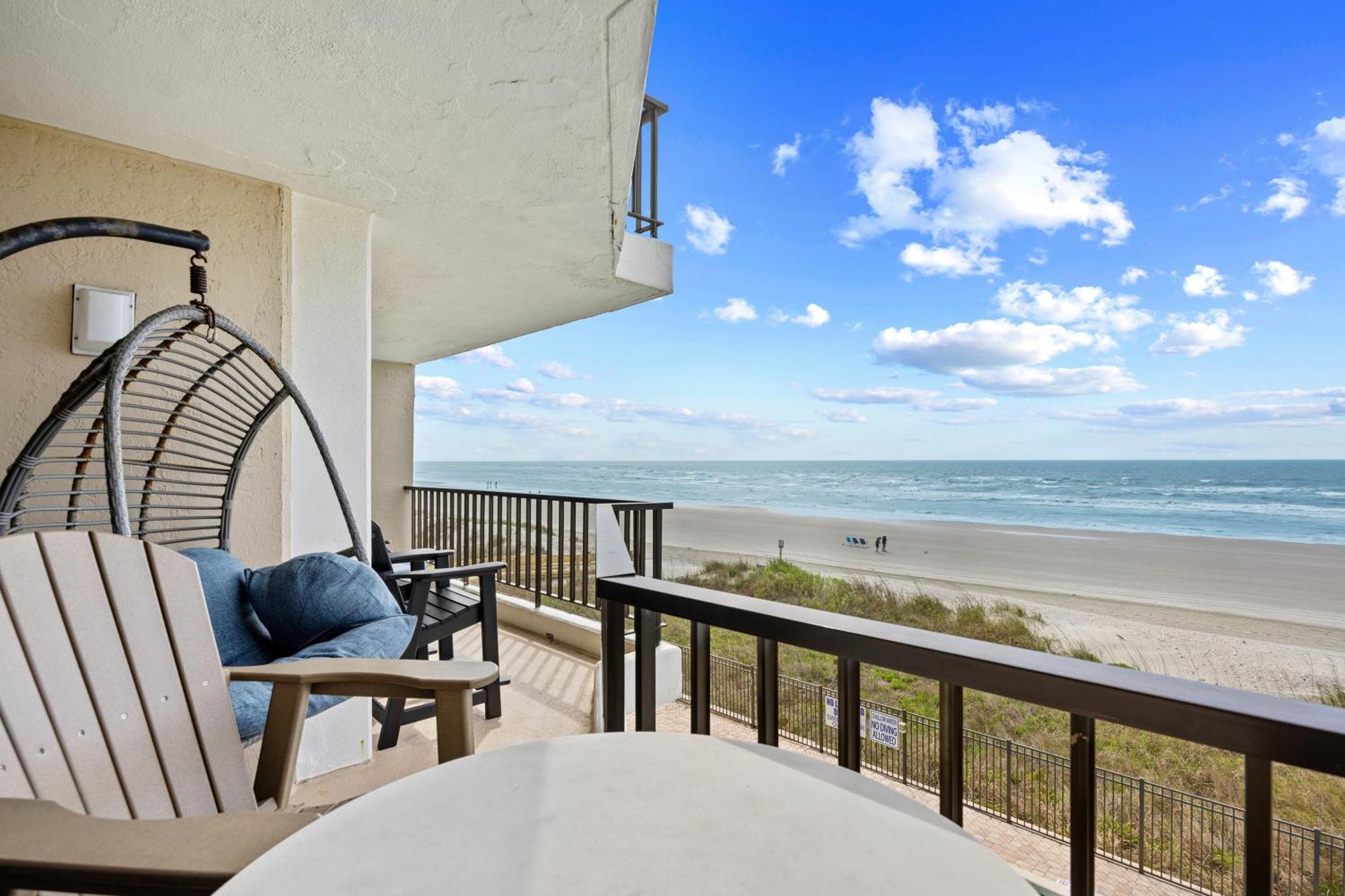 Direct Ocean Front 3Br 3Ba Beach Front شاطئ ميرتل المظهر الخارجي الصورة