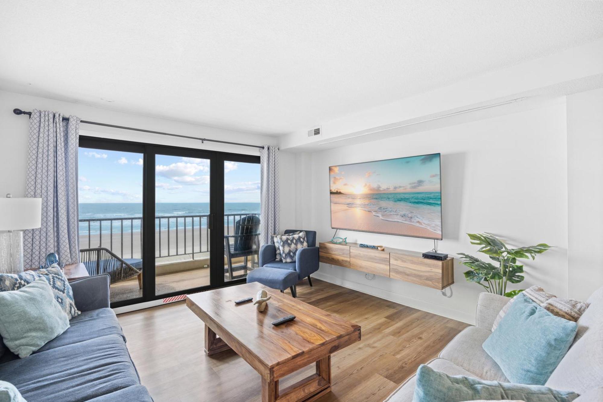 Direct Ocean Front 3Br 3Ba Beach Front شاطئ ميرتل المظهر الخارجي الصورة